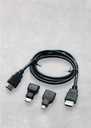 HDMI cable three-in-one mini hdmi adapter micro hdmi adapter 3IN1 high-definition Full HD HDMI cable