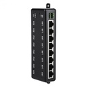 POE Injector 8 Ports POE Splitter 12V- 48V for CCTV Network POE Camera Power Supply Switch Over Ethernet IEEE802.3af