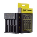 1.2V Rechargeable Battery Charger AA AAA NiMH Ni-CD Batteries 3.7V 18650 Li-ion Battery Charger 4 Slot Smart Battery Charger