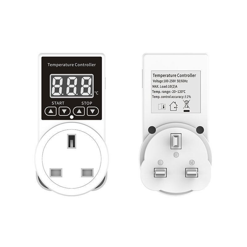 Digital Thermostat Sockets Thermostat Temperature Switch Heating Temperature Controller Sensor