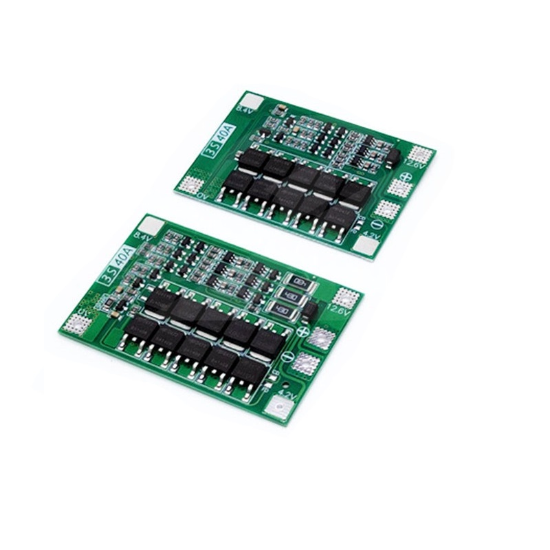 3S 60A BMS Board 11.1V 12.6V 18650 Li-Ion Lithium Battery Protection Board with Balance