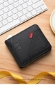 Vintage Men's Zipper Wallet PU Leather Short Coin Purse Business Man Card Holders