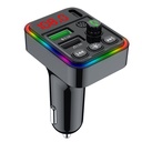 F19 car mp3 Bluetooth player hands-free call U disk lossless sound quality 12V/24V car FM transmitter