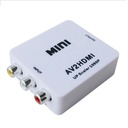 HD 1080P RCA AV To HDMI-compatible Composite Adapter Converter