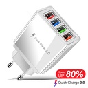 4USB Mobile Phone Charger 3.1A Multi-port Charging Head