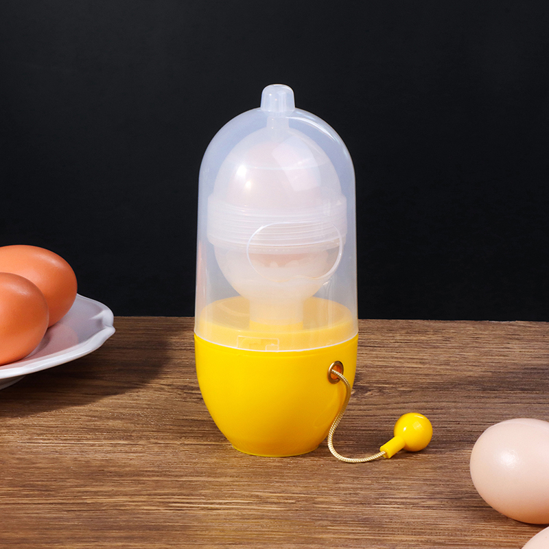 Hand Pull Egg Shaker Creative Mini Whirlwind Puller Blender Golden Egg Maker Egg Yolk Protein Mixer Egg Tool