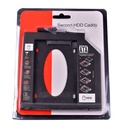 Plastic 9.5 12.7mm HDD Caddy SATA 3.0 Optibay 2.5'' Hard Disk Drive Enclosure SSD Case Box For Laptop CD-ROM DVD-ROM HDD Case