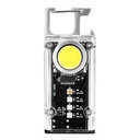 Keychain Flashlight Mini Usb Rechargeable Outdoor Waterproof Led Light Magnet Bottle Opener Camping Cob Light Emergency Lamp