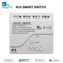 eWeLink Smart WIFI Bluetooth Relay Module On Off Controller 4CH 5V 85-220V 2.4G Remote Control Light Switch Smart Home