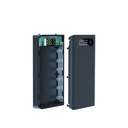 QC 3.0 Quick Charge Version Detachable 6*18650 Power Bank Case Dual USB Mobile Phone Charge PD DIY Shell 18650 Battery Holder