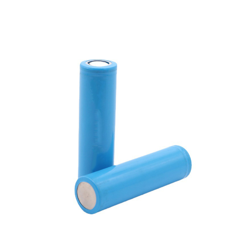 Flat head 3.7v 18650 rechargeable lithium battery