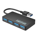 Four-port ultra-thin USB 3.0 hub splitter USB computer docking station hub expander