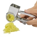 Rotary Cheese Grater Cheese Cutter Slicer Shredder with 4 Interchanging Rotary Sharp Cylinders Stainless Steel Drum Slicer