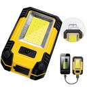 Y36 LED Work Light with Magnet USB Rechargeable Portable Camping Lights COB Hook Auto Repair Lamp Power Bank Flashlight