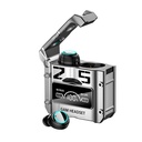 M25 Wireless Bluetooth 5.2 Magnetic Hatch Metal Mechanical Style Dual Ear Digital Display In Ear Sport Bluetooth