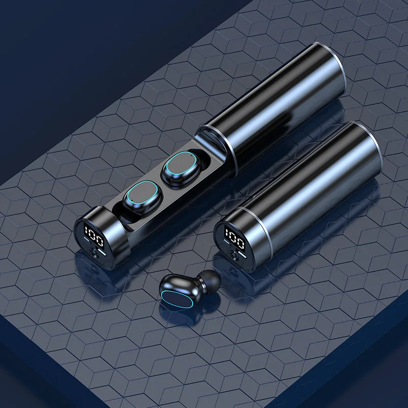 Mini Earbuds N21 TWS Touch Control LED Display Wireless Bluetooth-compatible Sports Earphones With Microphone In Ear Headsets