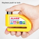 Motorcycle Wheel Disc Brake Alarm Lock Safety Protection Padlock Anti-Theft Reminder Aluminum Alloy Motorcycle Accessories