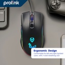 Prolink PISTRELLUS Illuminated Gaming Mouse PMG9007