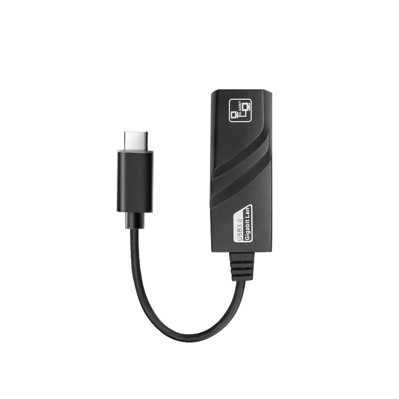 Wired USB 3.0 To Gigabit Ethernet RJ45 LAN (10/100/1000) Mbps Network Adapter Ethernet Network Card (Type-C)
