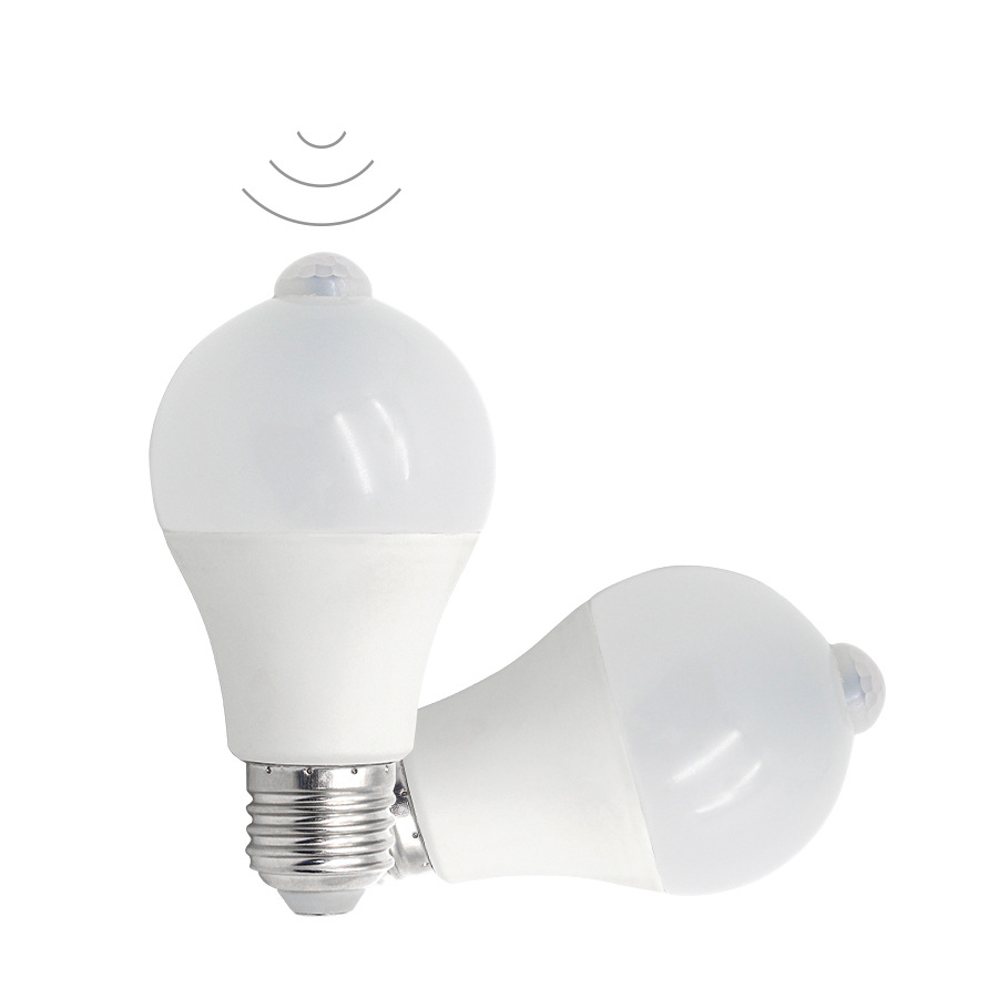 9W 12W high-quality LED human body induction bulb E27 AC85-265V