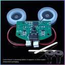 Dual spray atomization module USB humidifier driving circuit board with switch control