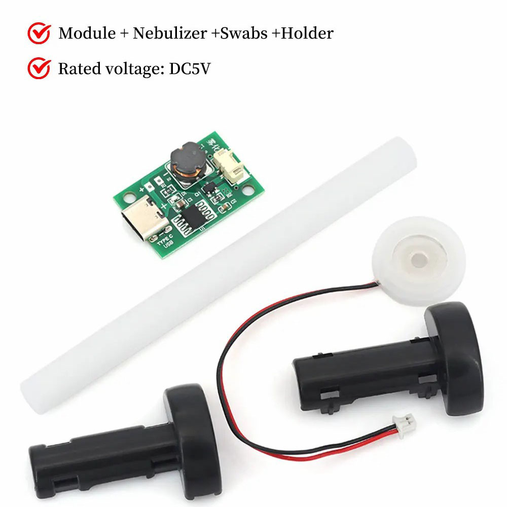 DC5V Single Spray Non-Switched Atomization Humidification Module DIY Ultrasonic Atomizer TYPE-C Mini Humidifier