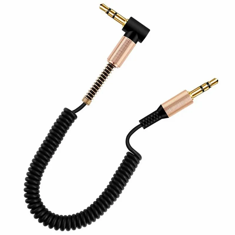 3.5mm Male To 3.5mm Male Jack Audio Aux Cable Adapter Connector