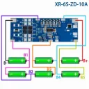 6S BMS 10A 20A 30A 22.2V Li-ion Lithium 18650 Charge Protection Board With Balance And Temperature Control Protection