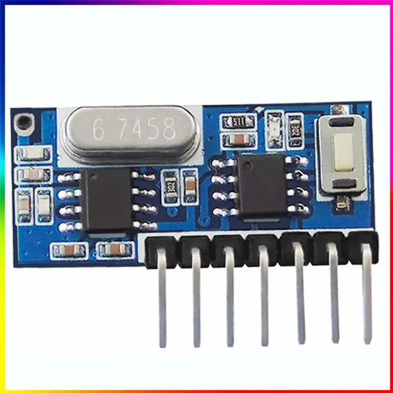RX480-E 433MHz superheterodyne wireless decoding receiver module high level 4CH output 1527/2262
