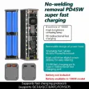 8*18650 Power Bank Battery Case 22.5W PD 45W Fast Charging Battery Storage Box