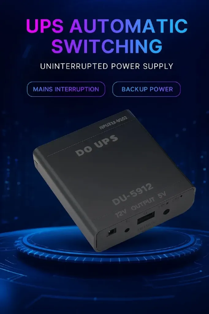 5V 9V 12V Output DIY 18650 Battery UPS Power Supply Box