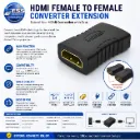 HDMI female to female connector
