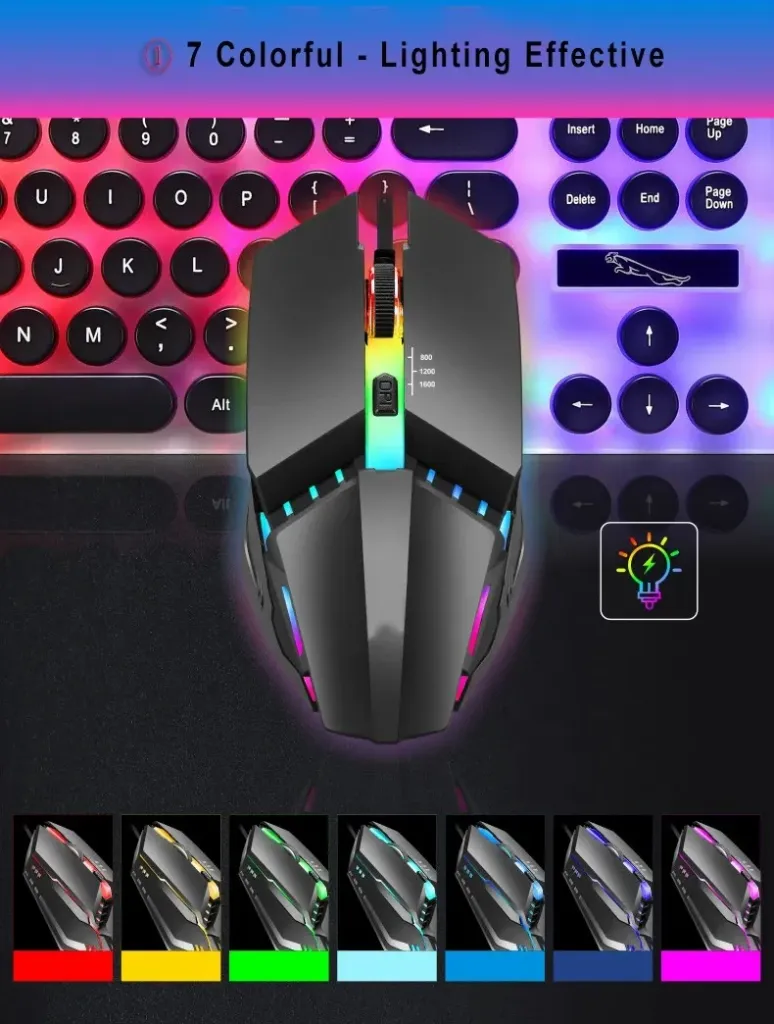 K3 wired luminous usb gaming mouse