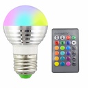 E27 RGB LED Sopt light With Remote 3W 85-265V LED RGB Bulb Light 16 Color Change lamp