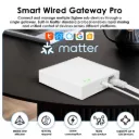Matter Smart Gateway Hub Zigbee Multi Protocol Bridge Homekit Alexa Google Home Smart Life App Control