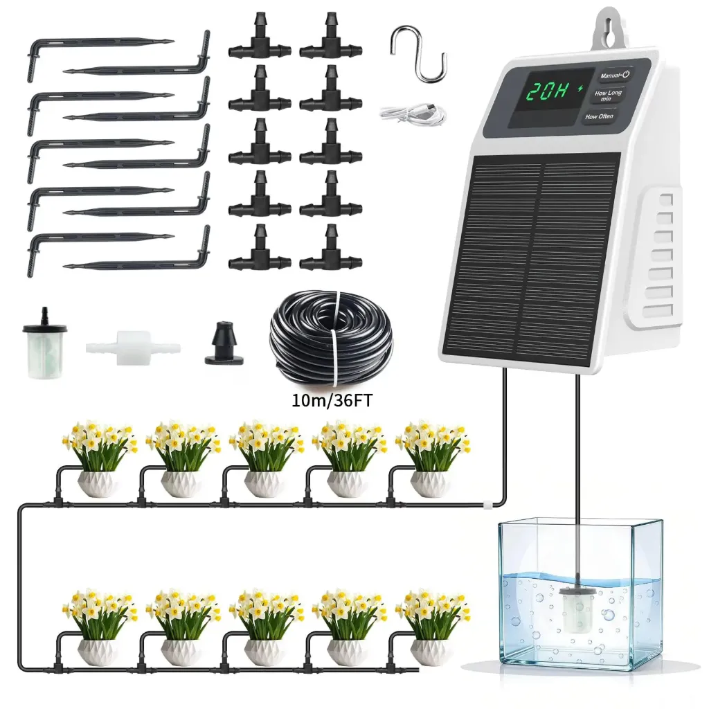 Solar Energy Drip Irrigation Systems Automatic Watering Device Automatic Watering Controller