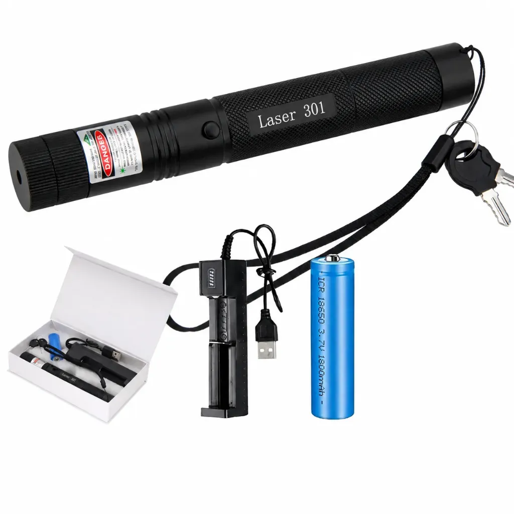 Laser 301 Green Light Pointer Set