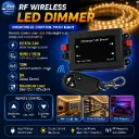 DC12-24V 8A Single Color Light Strip Wireless RF Remote Controller Dimmer