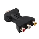 HDMI to 3RCA red, yellow and white lotus head converter HDMI to AV converter 3RC