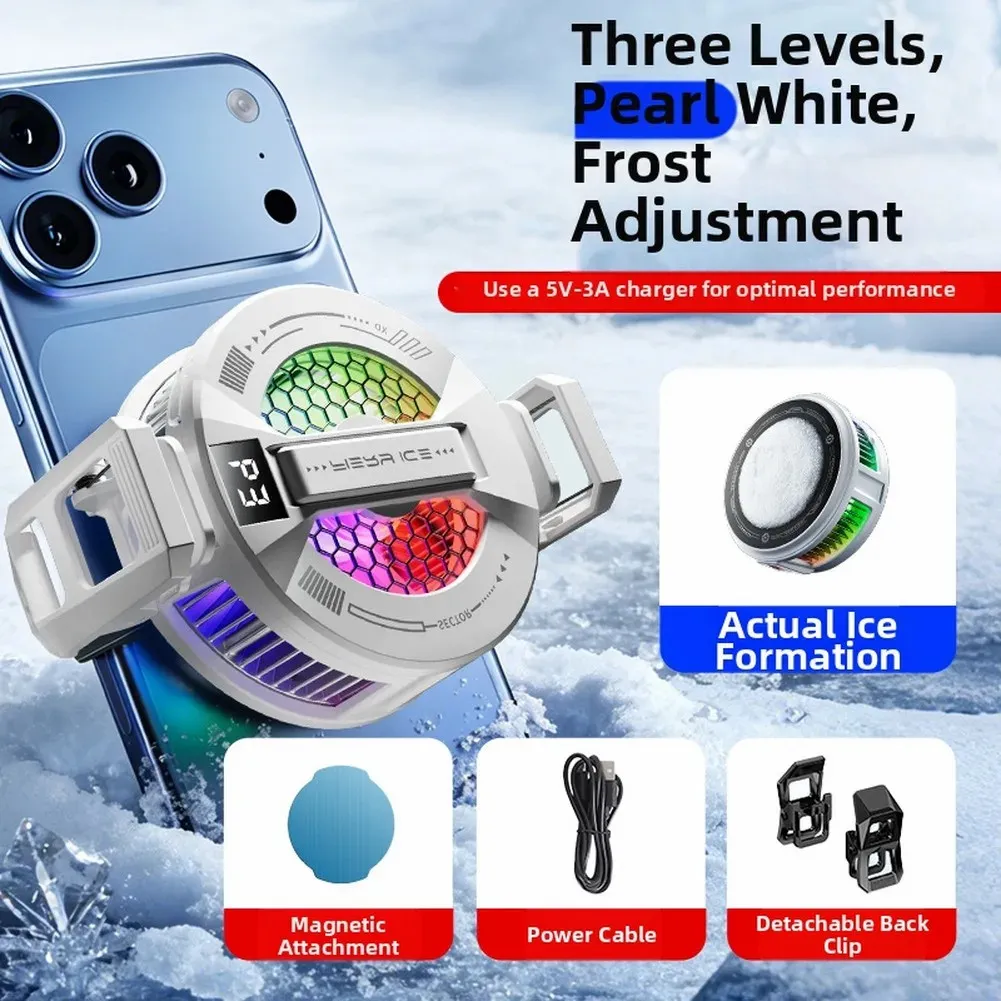 TL18-1 Mobile Phone Cooler with Magnetic Back Clip, Semiconductor Ice Cooling Fan