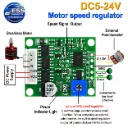 DC 6-20V 60W 12V Brushless Motor Driver Board BLDC Speed Controller 3 Phase Governor Hallless Switch Module With Cable