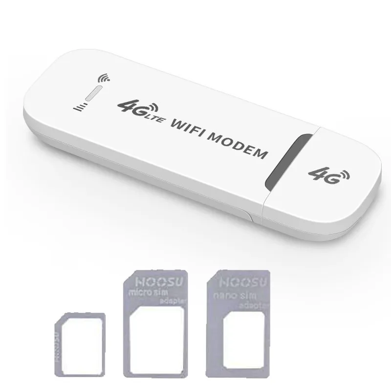 4G LTE Wireless USB Dongle WiFi Router 150Mbps Portable Mobile Broadband Modem Stick SIM Card 4G Wireless Router Network Adapter