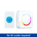 Wireless Doorbell (RGB LED Light Chime)