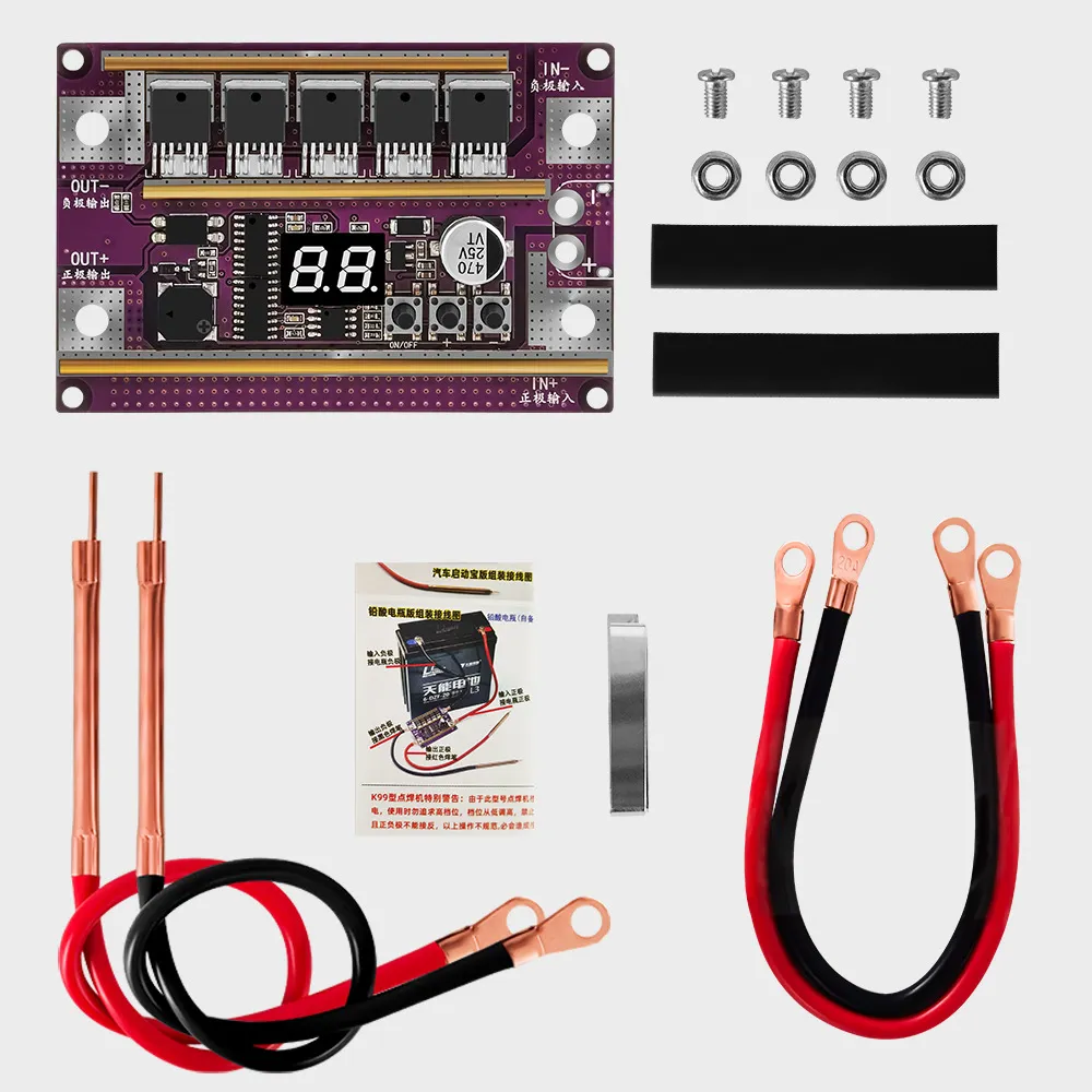 K99 Spot Welder DIY Kit 99 Gears Power Adjustable Mini Spots Welding Machine Control Board 0.1-0.3MM