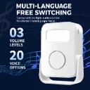 Infrared Sensor Intelligent Welcome Doorbell Recording Function Wireless Door Greeter Sensor Alarm Smart PIR Motion Detector