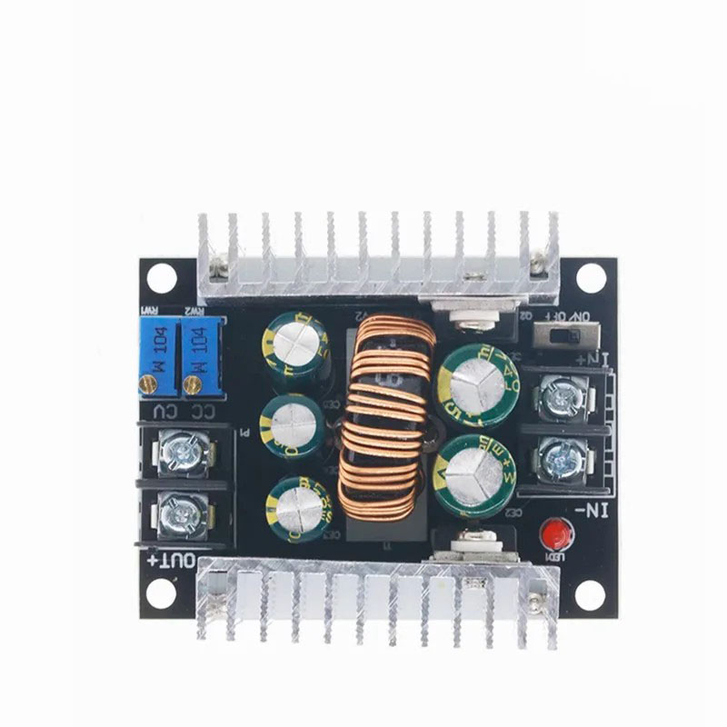 300W 20A DC-DC Buck Converter Step Down Module Constant Current LED Driver Power Step Down Voltage Module Electrolytic Capacitor