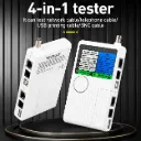 4-in-1 Multi-function Telephone Network Cable Tester, RJ45/RJ11/USB/BNC LAN Wire Tester