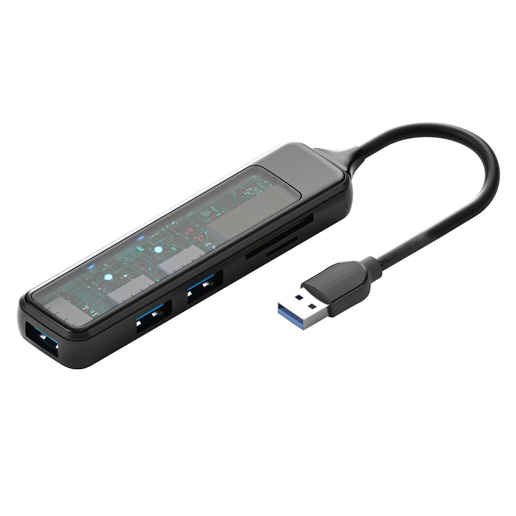 USB 3.0 Hub High Speed USB Splitter Card Reader SD TF Micro SD Multiport HUB