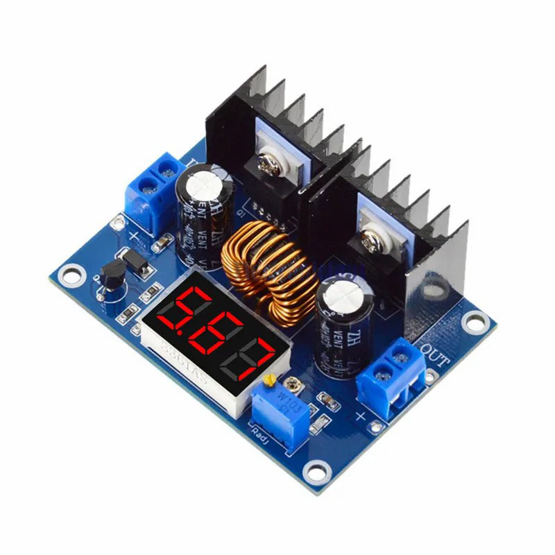 LED Voltmeter PWM Adjustable 4-36V To 1.25-36V Step-Down Board Module XL4016 8A 200W DC-DC 