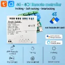 AC85-250V Tuya Smart 4G LTE Relay with RF 433Mhz Smart GSM Switch APP Wireless Control Work WIth Alexa Alice Google Assistant